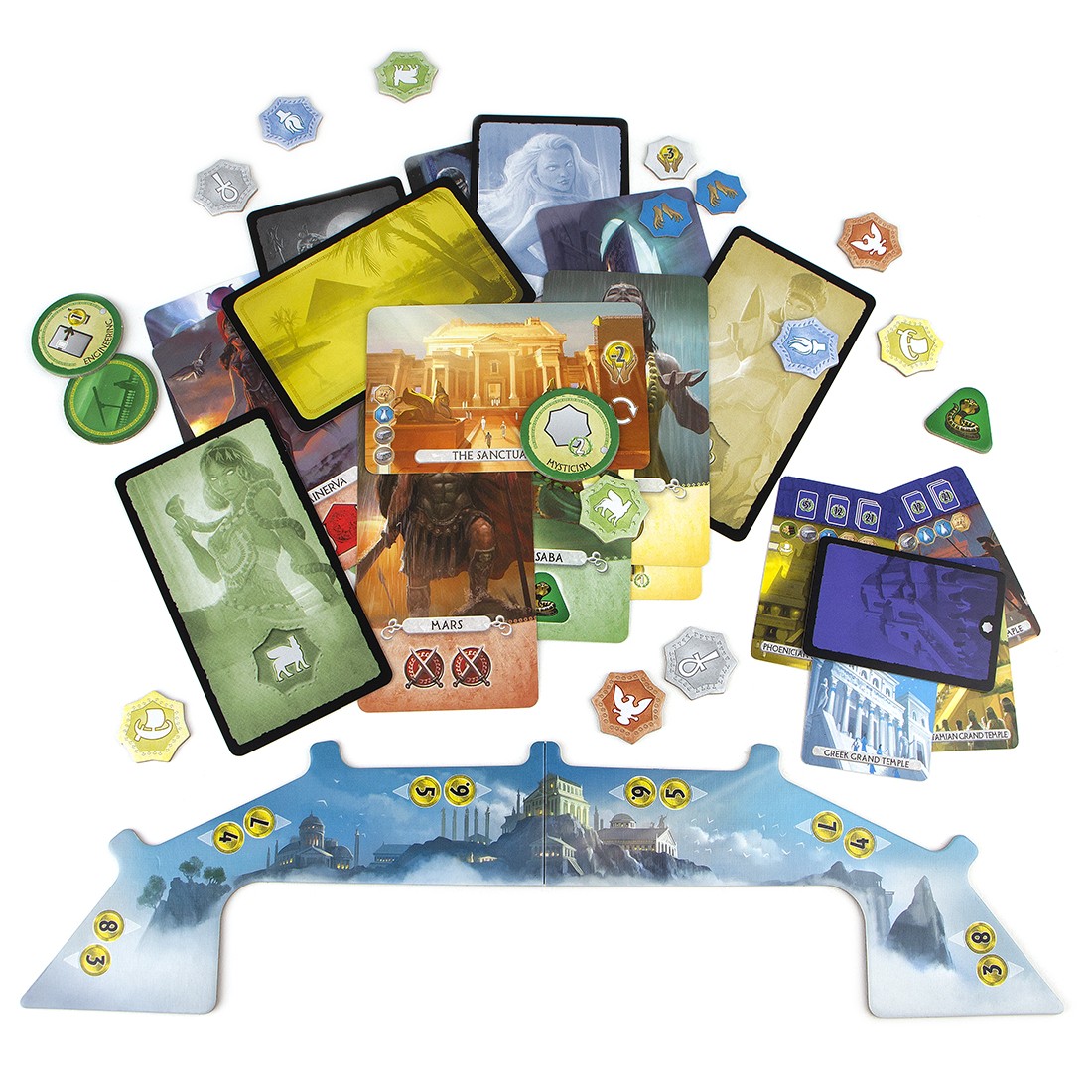 Настольная игра 7 Чудес Дуэль: Пантеон (7 Wonders Duel: Pantheon), бренду Игромаг, для 2-2 гравців, час гри < 30мин. - 16 - KUBIX 