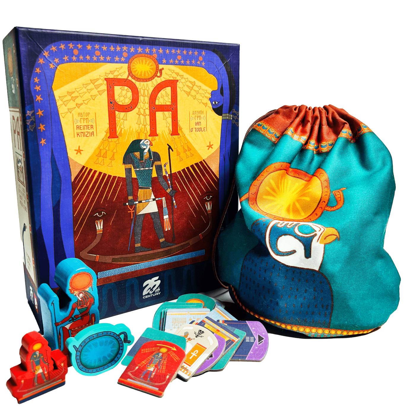 Настольная игра Ра (Ra), бренду Планета Игр, для 2-5 гравців, час гри < 60мин. - 5 - KUBIX 