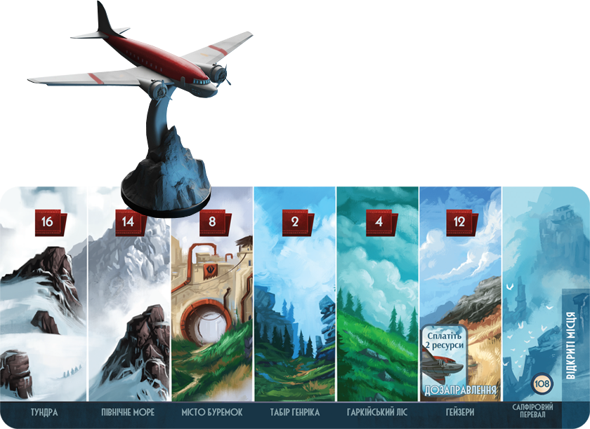 Настільна гра Сплячі Боги. Далекі небеса (Sleeping Gods: Distant Skies), бренду Games 7Days, для 1-4 гравців, час гри > 60хв. - 7 - KUBIX 