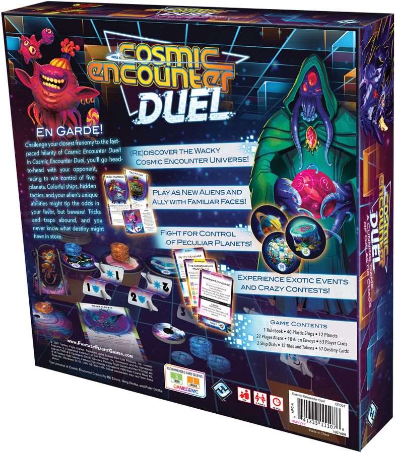 Настольная игра Cosmic Encounter: Duel (Космическая Схватка: Дуэль) (EN), для 2-2 гравців, час гри < 30мин. - 8 - KUBIX 