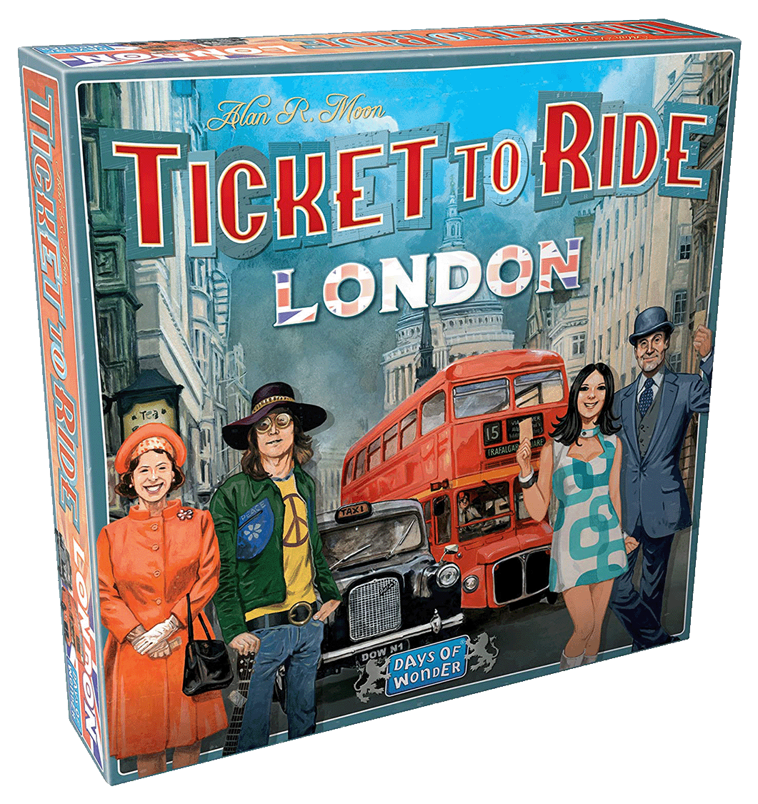 Настольная игра Ticket to Ride: London (Билет на поезд. Лондон) (EN), бренду Days of Wonder, для 2-4 гравців, час гри < 30мин. - KUBIX