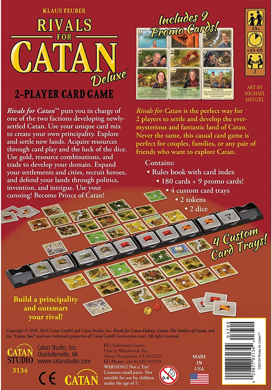 Настільна гра Rivals for Catan: Deluxe (Колонізатори. Князі Катана. Делюкс) (EN), для 2-2 гравців, час гри < 60хв. - 2 - KUBIX 