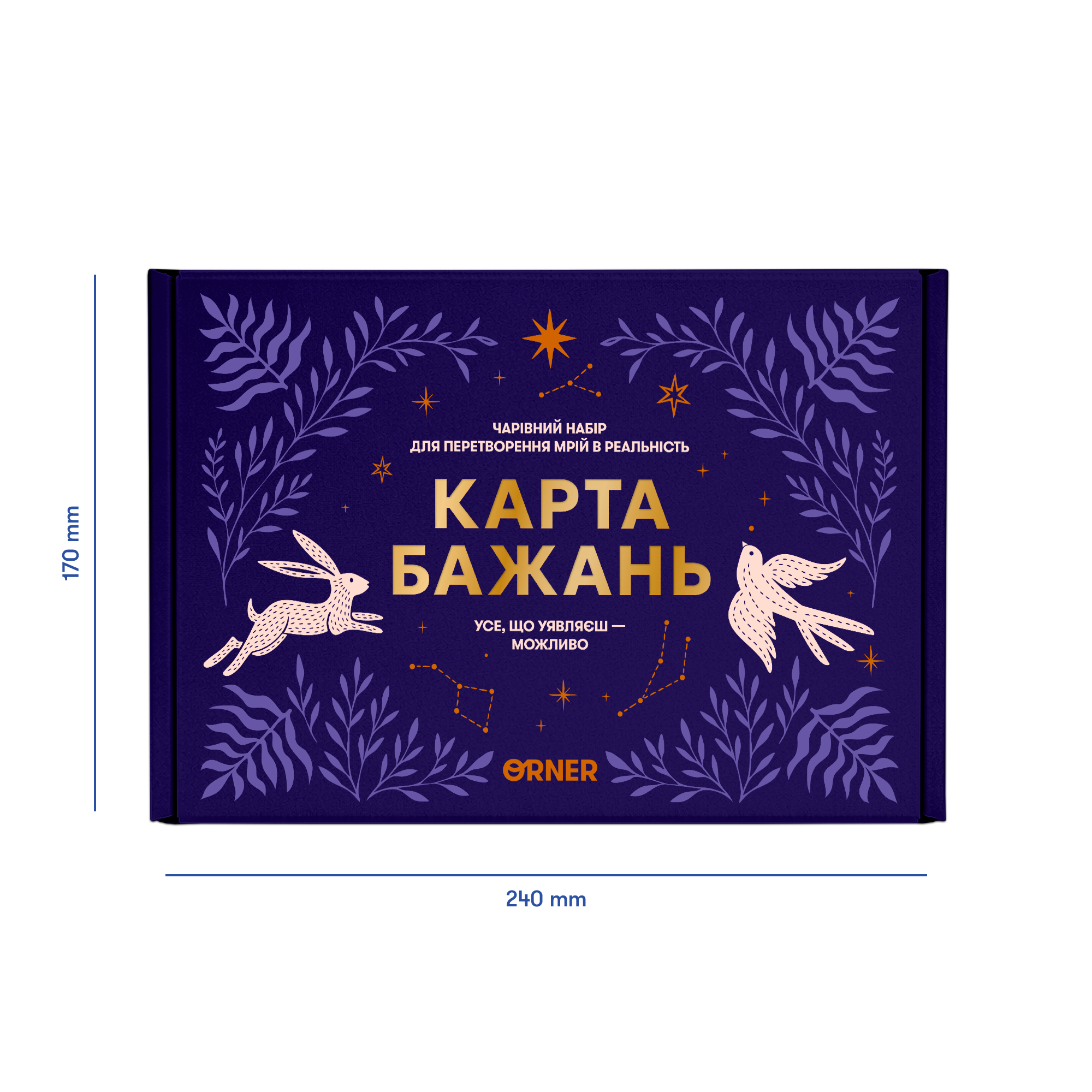 Купити Карта бажань Усе можливо, бренду ORNER - 9 - KUBIX Карта бажань Усе можливо, бренду ORNER, для 1-1 гравців - 9 - KUBIX