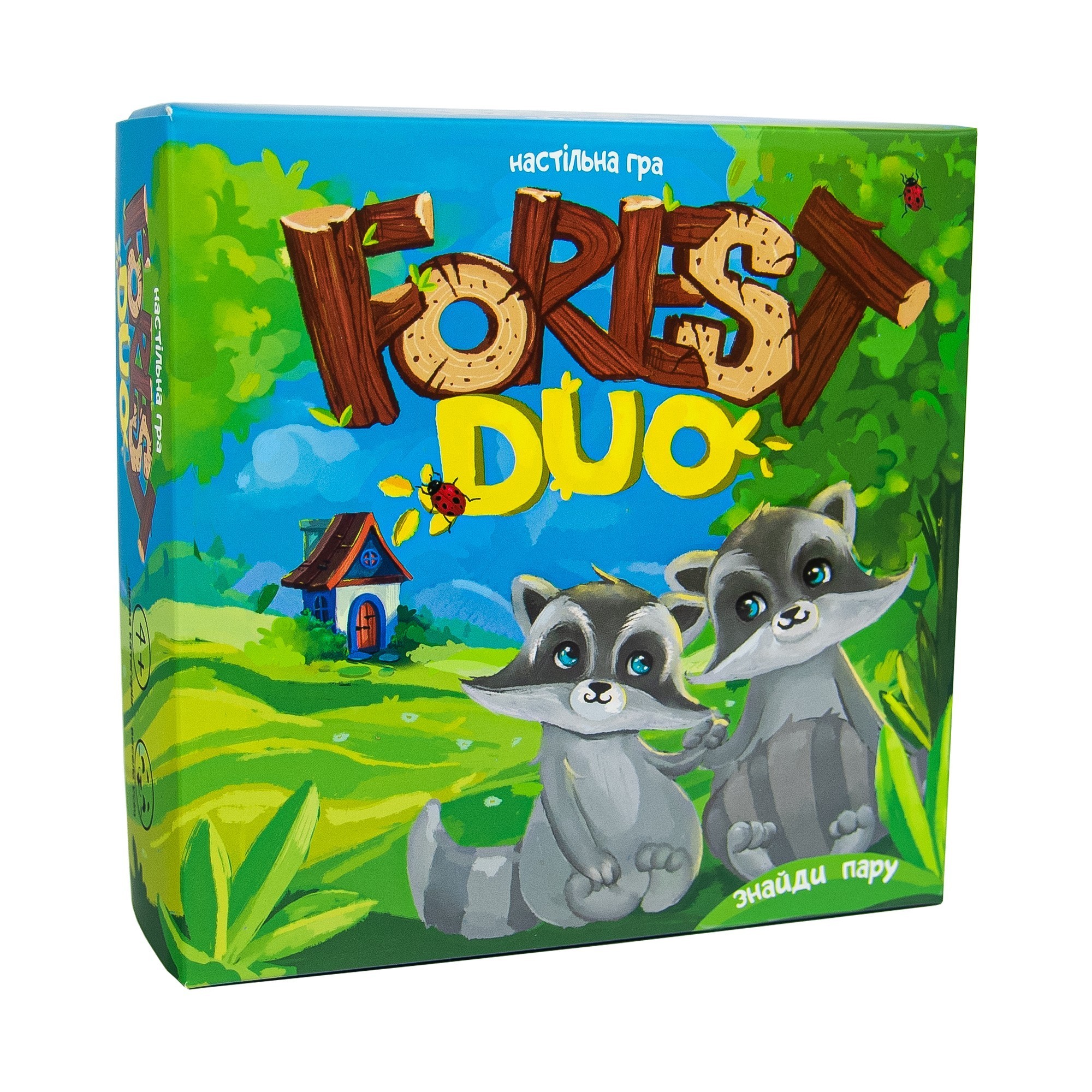 Настільна гра Лісовий дует (Forest Duo), бренду Strateg, для 2-12 гравців, час гри < 30хв. - KUBIX