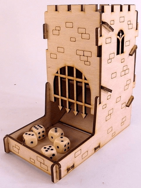 Настольная игра Башня для Кубиков. Замок (Dice Tower. Castle), бренду Tower Rex - KUBIX