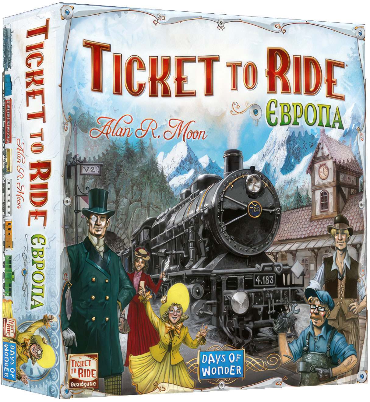 Настольная игра Ticket to Ride. Европа (Ticket to Ride: Europe), бренду Lord of Boards, для 2-5 гравців, час гри < 60мин. - KUBIX