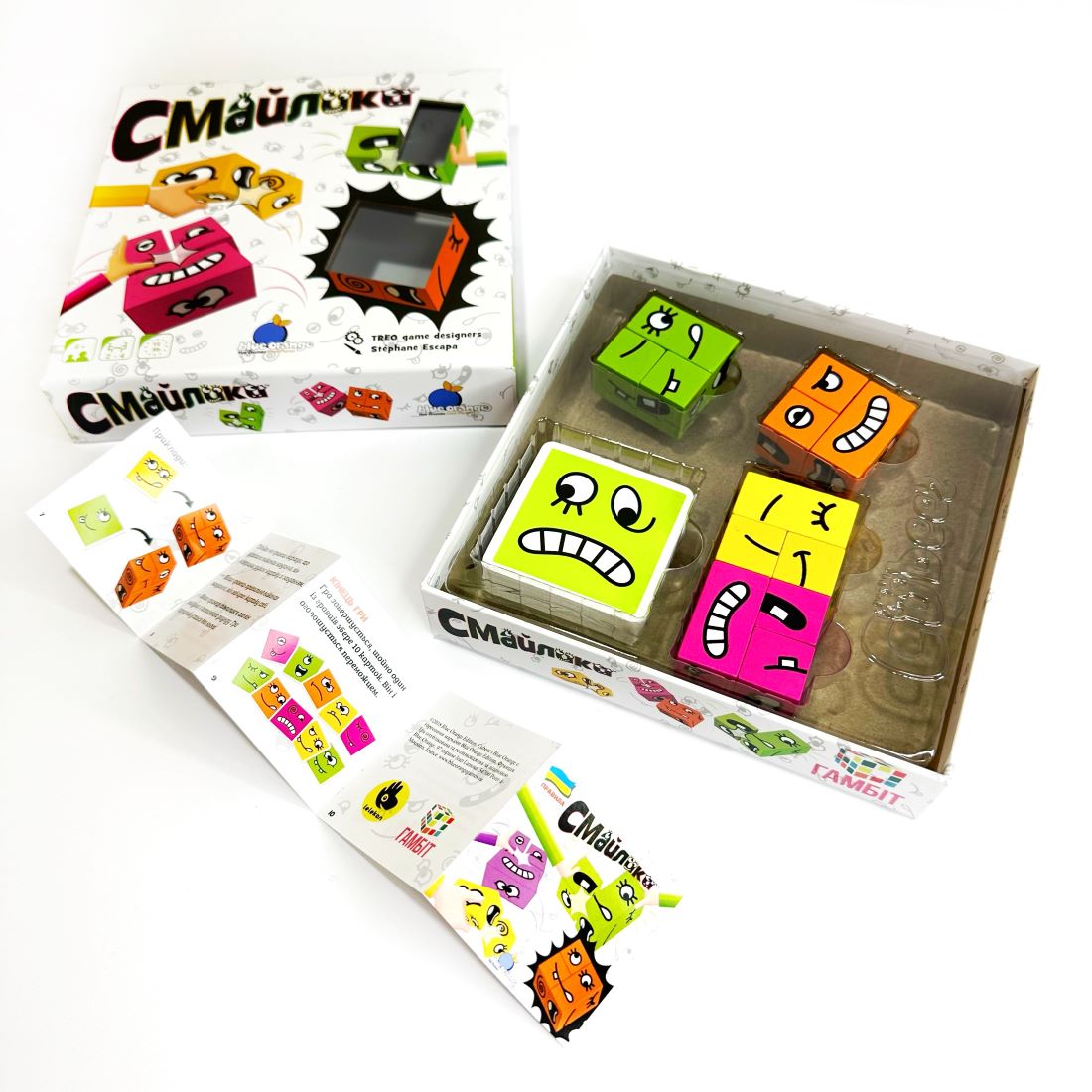 Настольная игра Смайлики (Cubeez), бренду Lelekan, для 2-4 гравців, час гри < 30мин. - 6 - KUBIX 