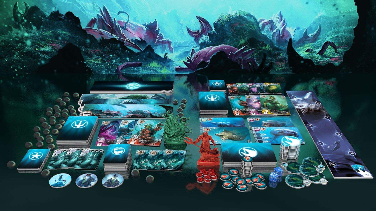Настольная игра Бездна. Кракен и Левиафан (Abyss: Kraken & Leviathan), бренду IGAMES, для 2-4 гравців, час гри < 30мин. - 8 - KUBIX 