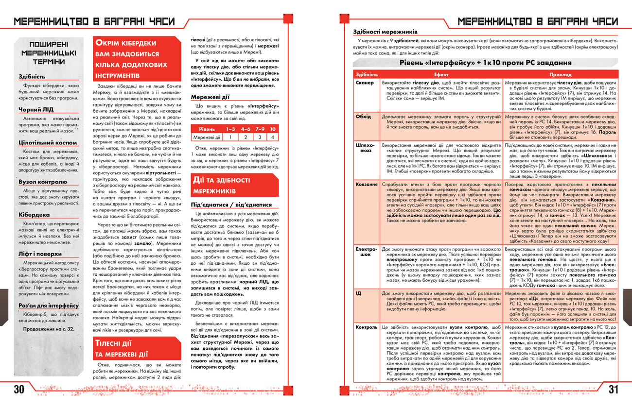 Настільна гра Cyberpunk RED. Стартовий набір (Jumpstart Kit), бренду Geekach Games, для 2-12 гравців, час гри > 60хв. - 8 - KUBIX 