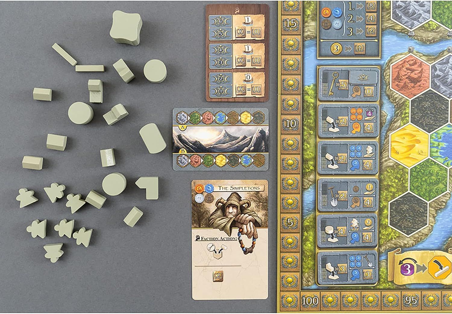 Настольная игра Terra Mystica: Big Box (Террамистика Большая коробка) (EN), для 1-5 гравців, час гри < 30мин. - 3 - KUBIX 