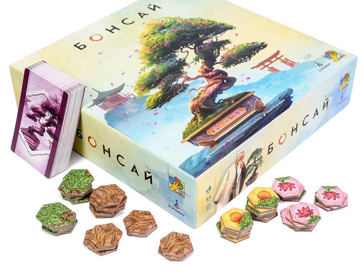 Bonsai Board Game (Bonsai), бренду Игромаг, для 1-4 гравців, час гри < 60мин. - 9 - KUBIX 