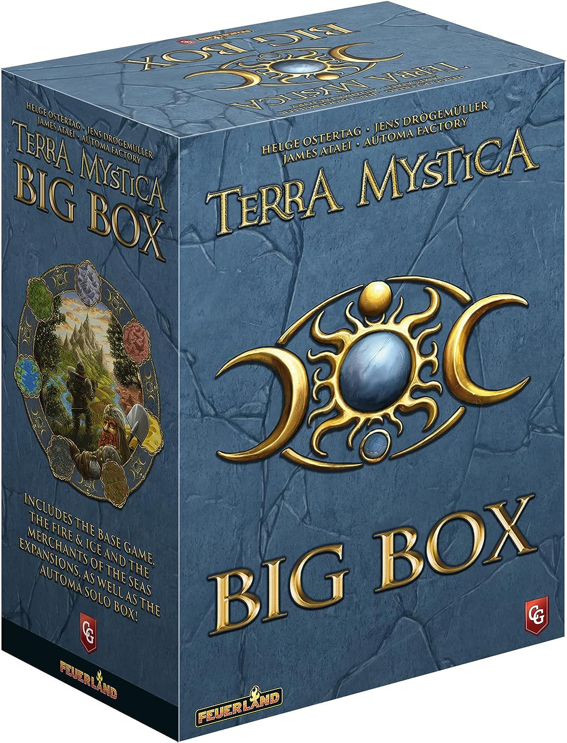 Настільна гра Terra Mystica: Big Box (Террамістика Велика коробка) (EN), для 1-5 гравців, час гри < 30хв. - KUBIX