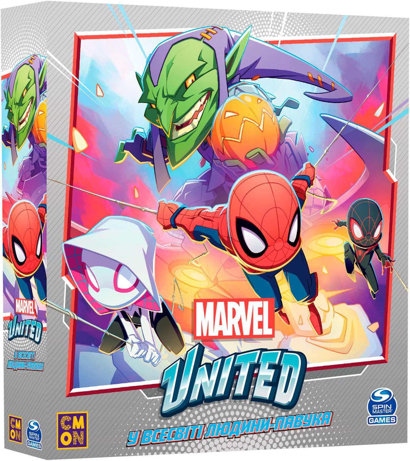 Настільна гра Marvel United. У всесвіті Людини-павука (Marvel United: Enter the Spider-Verse), бренду Geekach Games, для 1-4 гравців, час гри < 60хв. - KUBIX