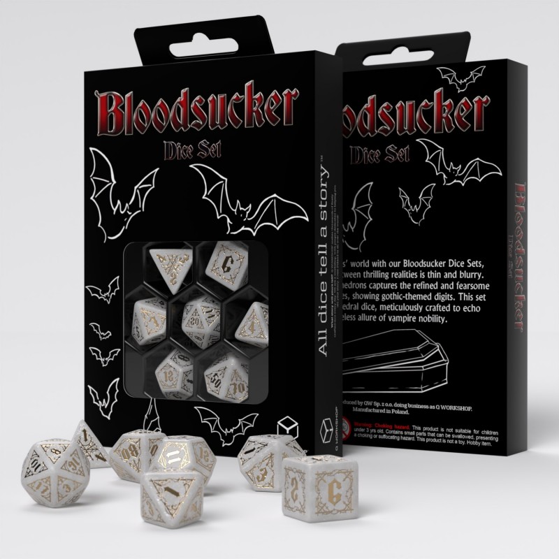 Набор кубиков Bloodsucker Immortal Dice Set (7), бренду Q-Workshop - KUBIX