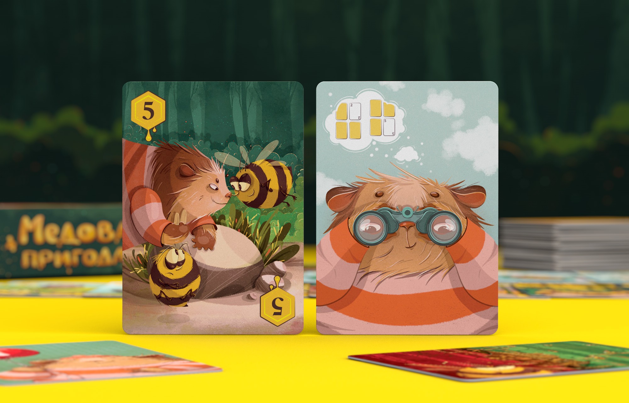 Настільна гра Медова пригода (Honey adventure), бренду Geekach Games, для 2-6 гравців, час гри < 30хв. - 6 - KUBIX 