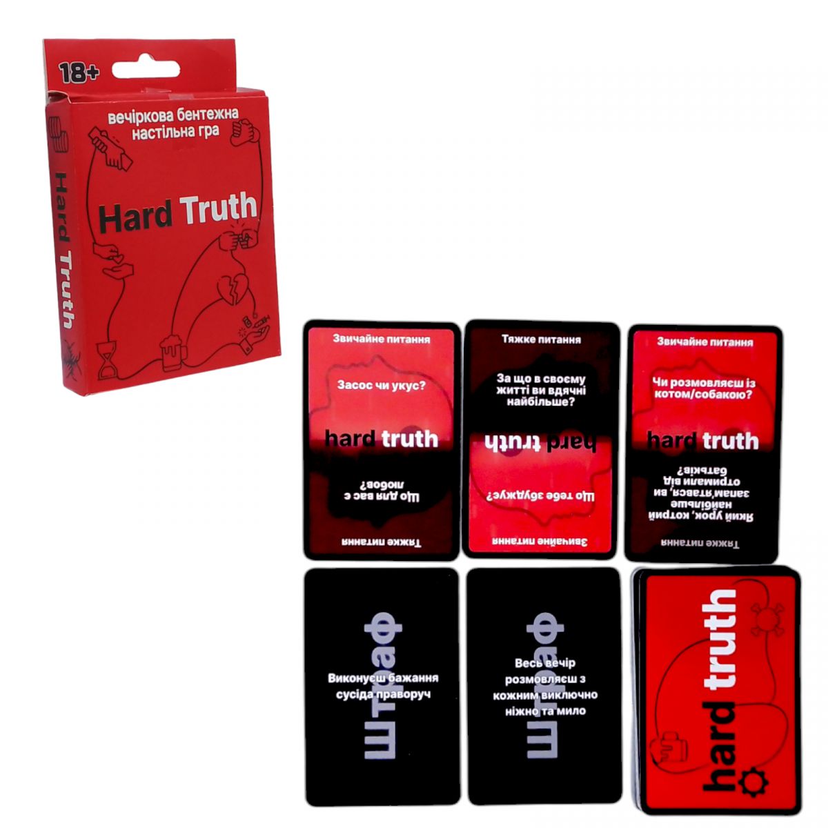 Настольная игра Hard Truth, бренду DreamMakers, для 3-12 гравців - KUBIX