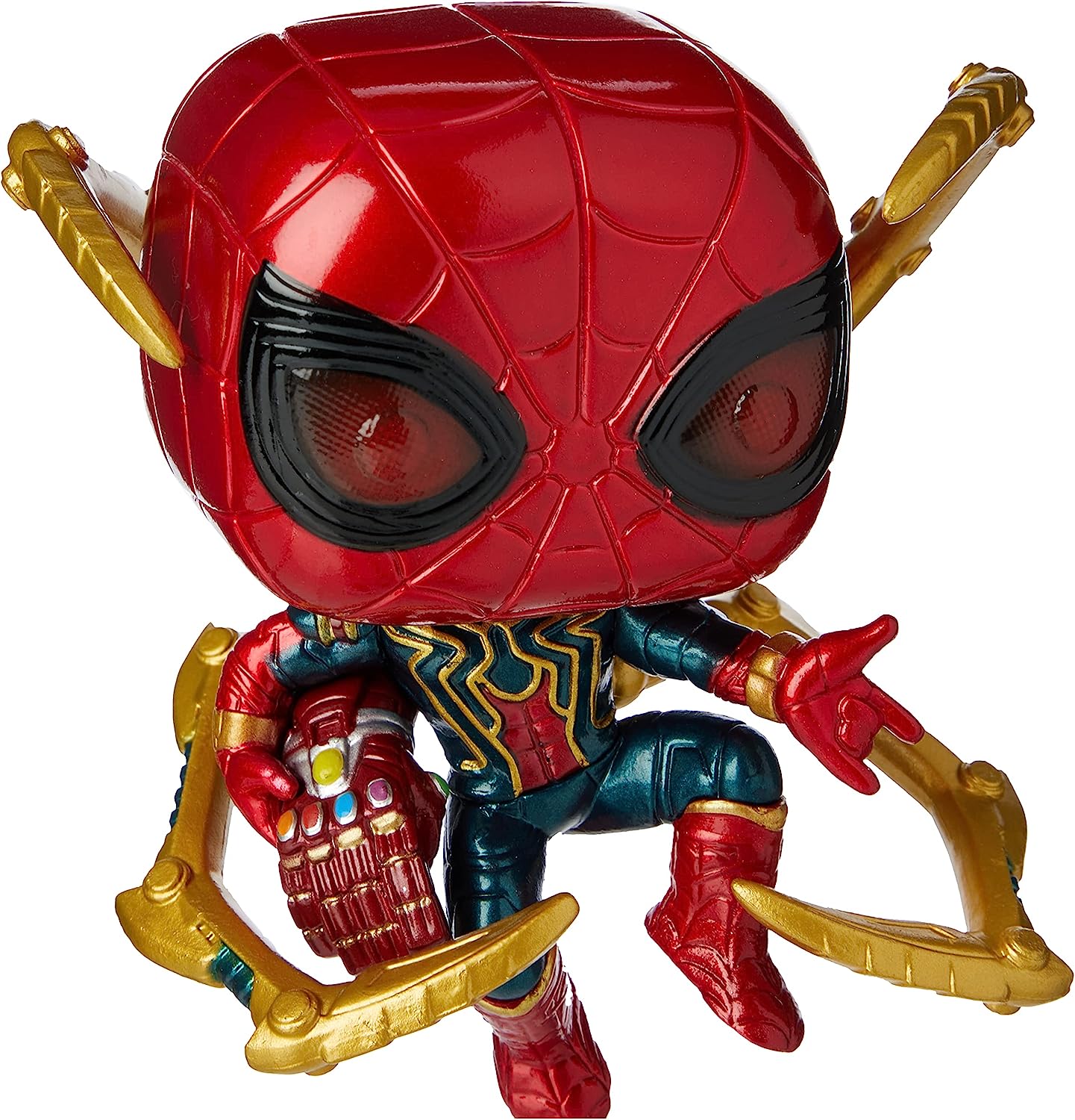 Игровая фигурка FUNKO POP! Человек-паук с наноперчаткой (Iron Spider) Marvel. Avengers Endgame #574, бренду Funko - KUBIX