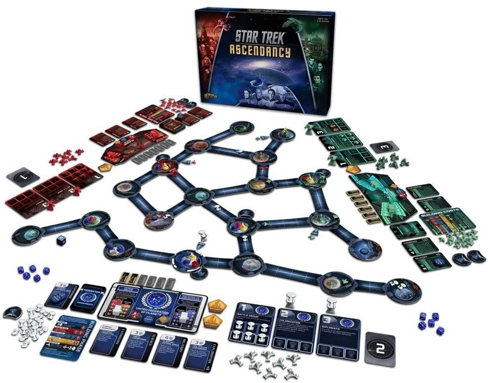 Настольная игра Star Trek: Ascendancy (Звездный путь: Власть) (EN), для 3-3 гравців, час гри > 60мин. - 3 - KUBIX 