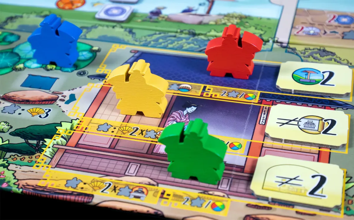 Настольная игра Белый замок. Матча (The White Castle: Matcha), бренду Games 7Days, для 1-4 гравців, час гри > 60мин. - 5 - KUBIX 