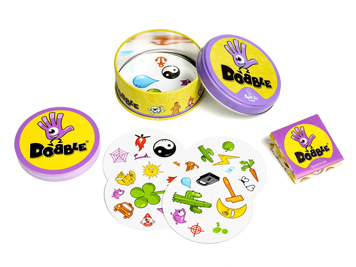 Настольная игра Dobble (Доббл), бренду Игромаг, для 2-8 гравців, час гри < 30мин. - 3 - KUBIX 