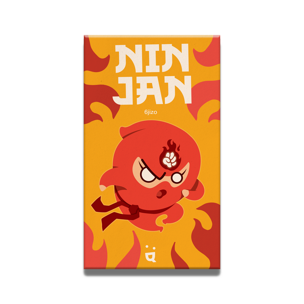 Настольная игра Ниндзян (Ninjan), бренду Pakufuda, для 2-5 гравців, час гри < 30мин. - KUBIX