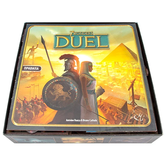  Органайзер для настільної гри 7 чудес: Дуель (Organizer for boardgame 7 Wonders: Duel), бренду Tower Rex - 2 - KUBIX 