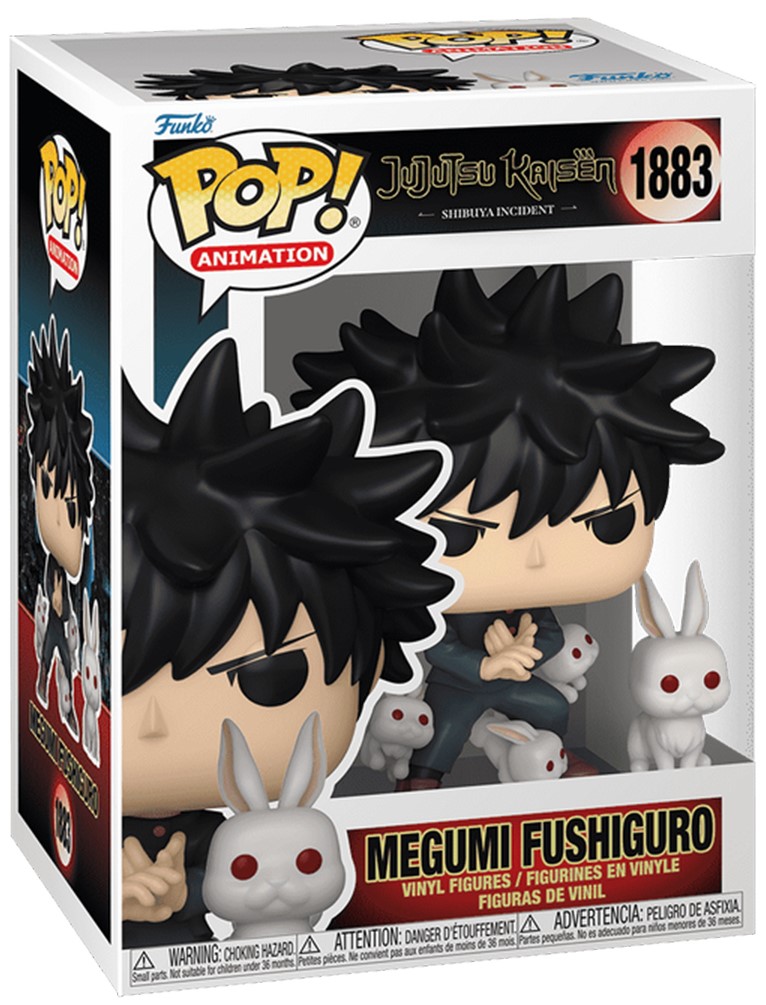 Игровая фигурка Funko Pop Мегуми с кроликами (Megumi Fushiguro) Jujutsu Kaisen: #1883, бренду Funko - KUBIX