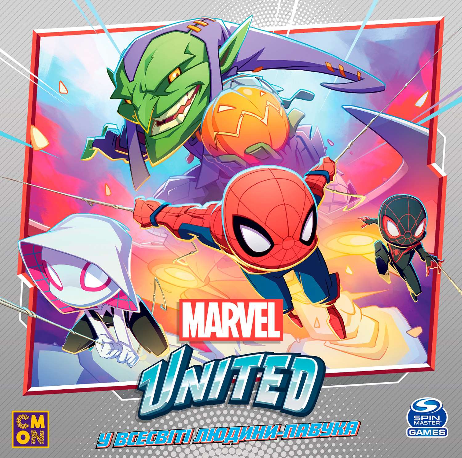 Настільна гра Marvel United. У всесвіті Людини-павука (Marvel United: Enter the Spider-Verse), бренду Geekach Games, для 1-4 гравців, час гри < 60хв. - 4 - KUBIX 