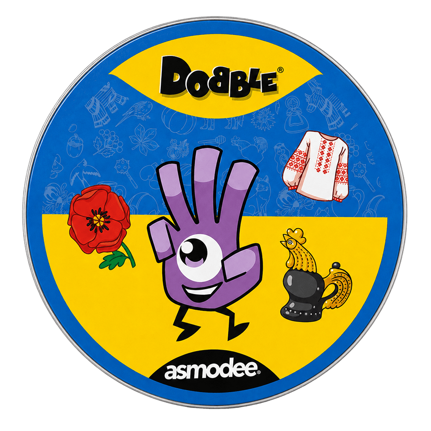 Настольная игра Доббл Украина (Dobble Ukraine), бренду Игромаг, для 2-8 гравців, час гри < 30мин. - 2 - KUBIX 