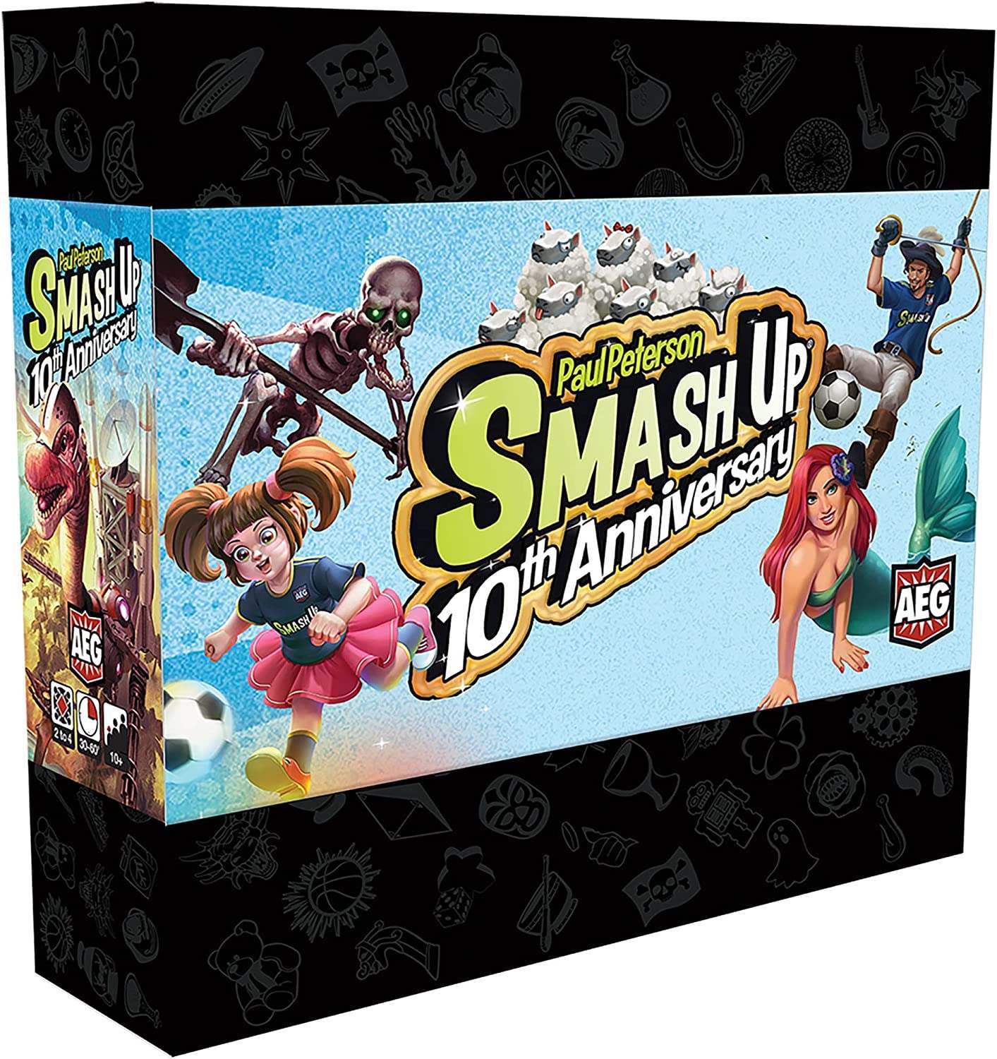 Настольная игра Smash Up: 10th Anniversary (Замес юбилейной редакции) (EN), для 2-4 гравців, час гри < 30мин. - KUBIX