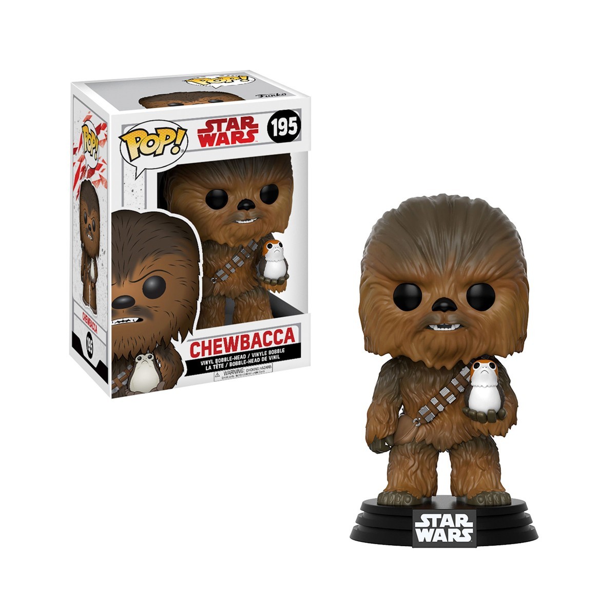 Ігрова Фігурка Funko Pop! Чубакка (Chewbacca) Star Wars: The Last Jedi: #195, бренду Funko - 3 - KUBIX 