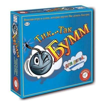 Настільна гра Тік...Так Бумм. Для дітей (Tic...Tac Boom. Junior) (RU), бренду Piatnik, для 2-12 гравців, час гри < 30хв. - KUBIX