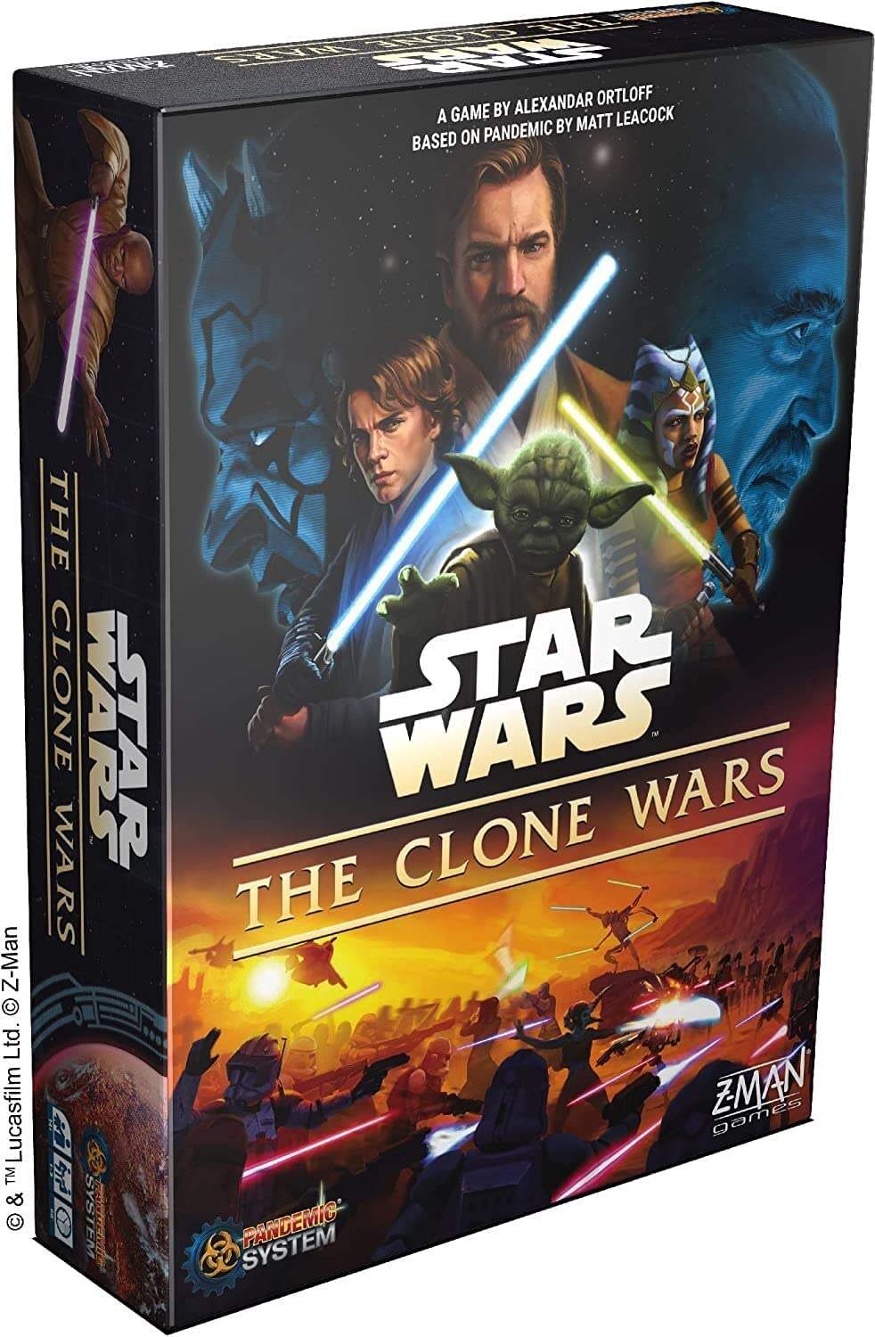 Настольная игра Star Wars: The Clone Wars. A Pandemic System Game (Звездные войны: Войны клонов. Пандемия) (EN), для 1-5 гравців, час гри < 60мин. - KUBIX