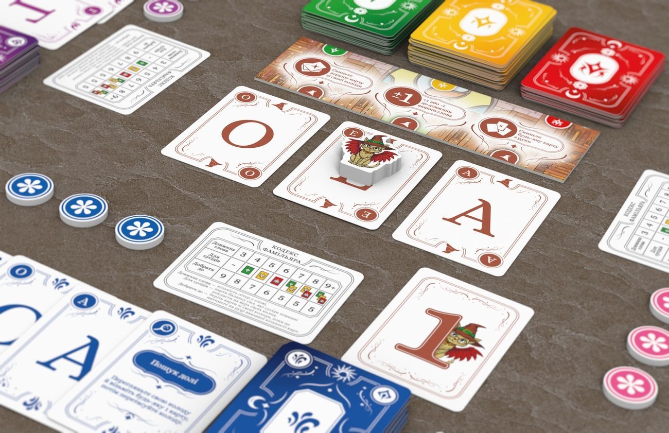 Настольная игра Магия слов (Words of Magic), бренду Geekach Games, для 2-4 гравців, час гри < 30мин. - 11 - KUBIX 