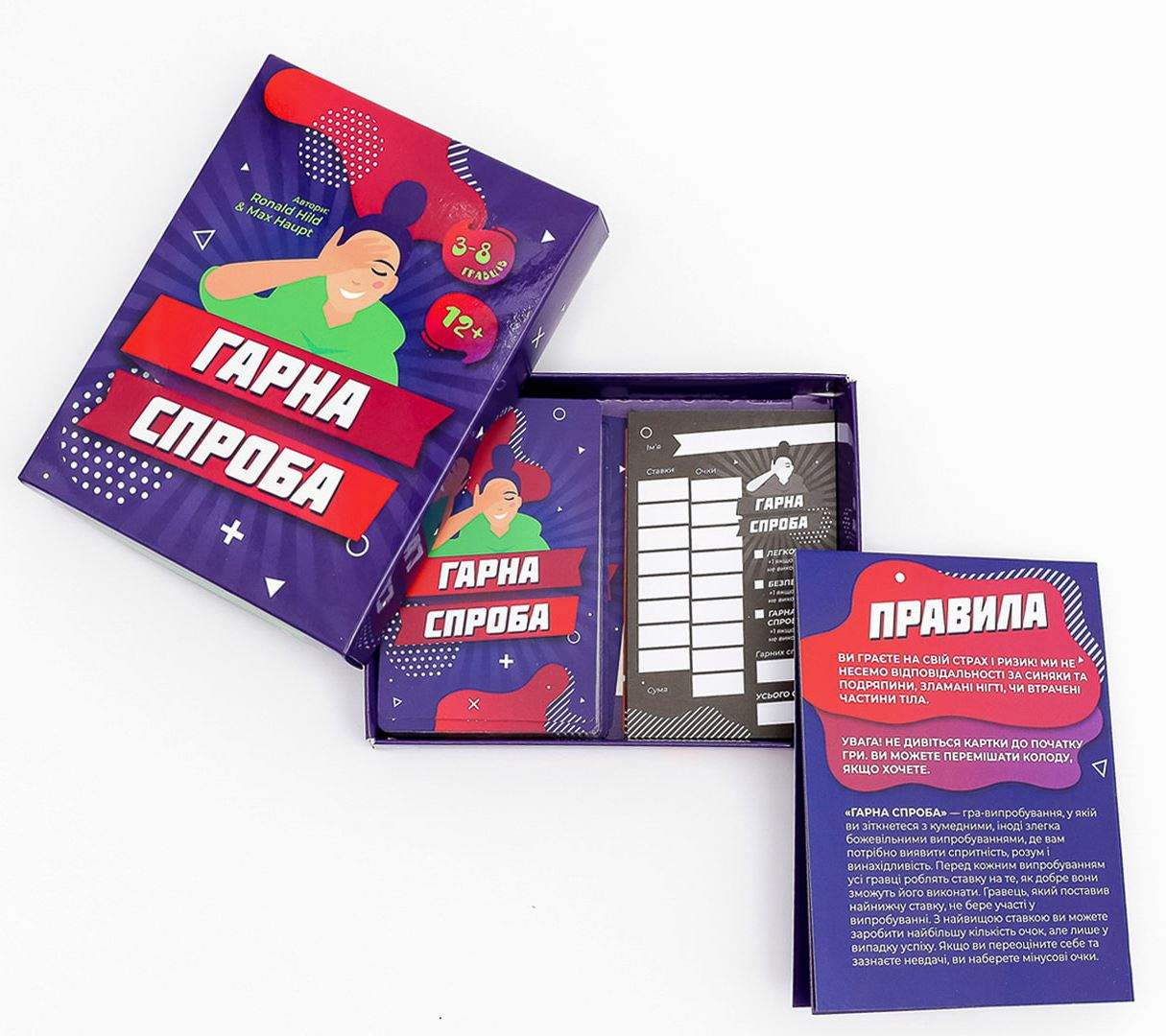 Настільна гра Гарна спроба (Nice try), бренду Fun Games Shop, для 3-8 гравців, час гри < 30хв. - 3 - KUBIX 