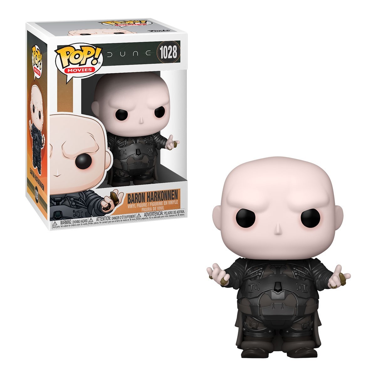 Игровая фигурка FUNKO POP! БАРОН ХАРКОННЕН (Baron Harkonnen) Dune #1028, бренду Funko - 2 - KUBIX 