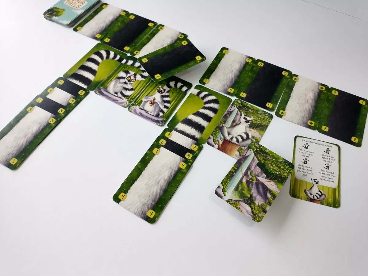 Настільна гра Лемурячі хвости (Lemur Tails), бренду Games 7Days, для 2-2 гравців, час гри < 30хв. - 3 - KUBIX 