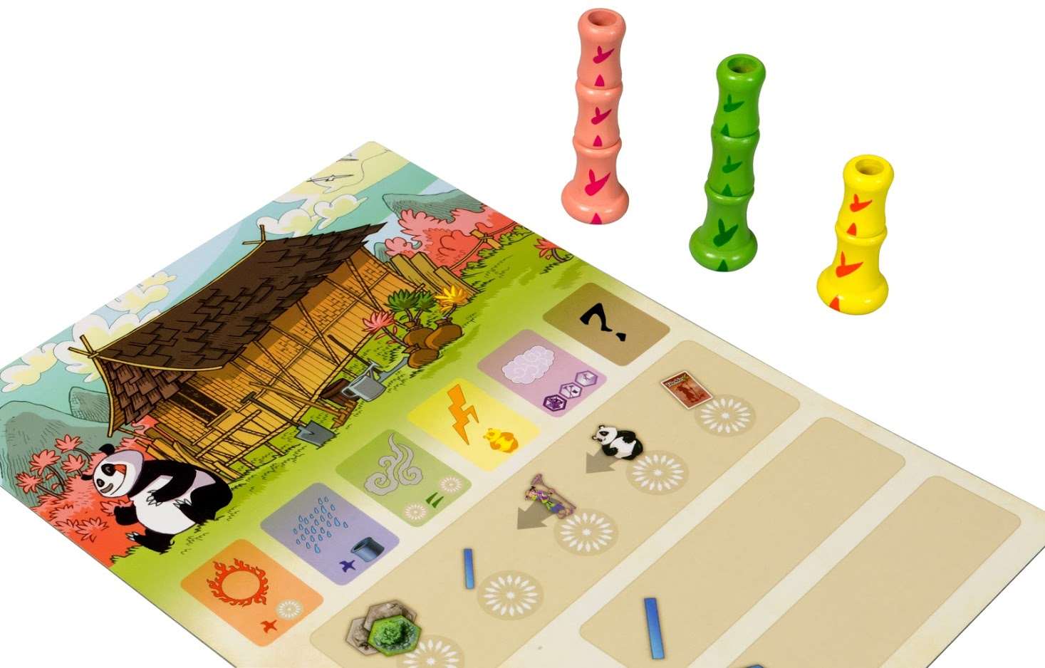 Настільна гра Такеноко (Takenoko), бренду Geekach Games, для 2-4 гравців, час гри < 60хв. - 6 - KUBIX 