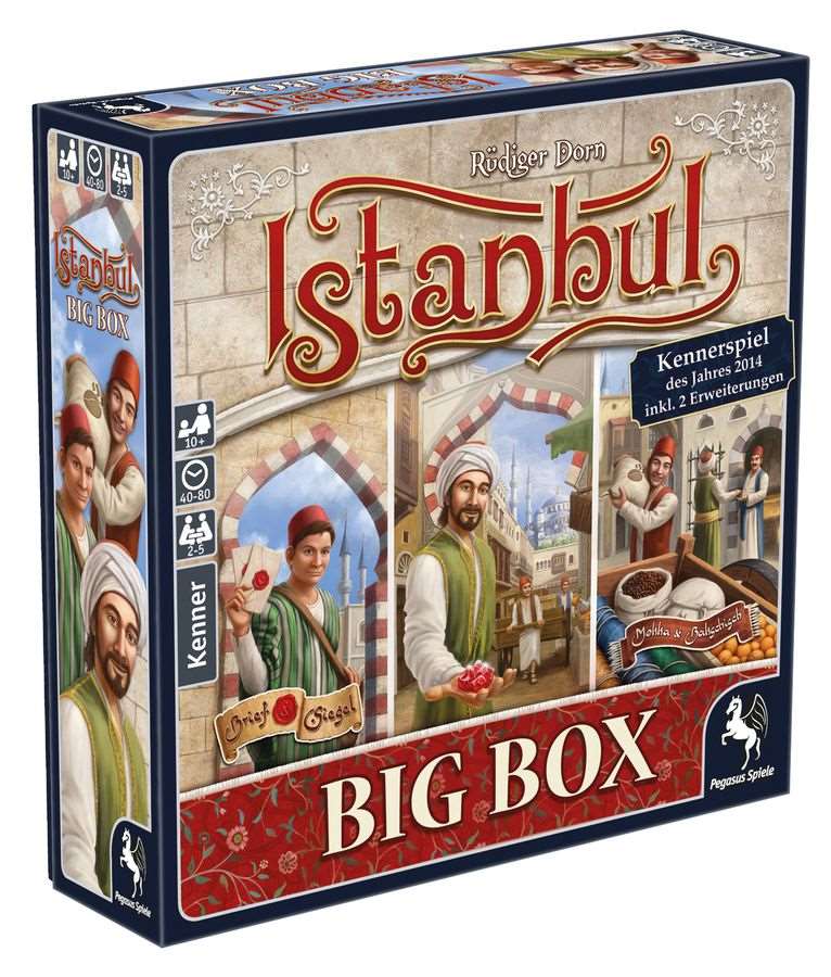 Настольная игра Istanbul: Big Box (Истамбул) (EN), для 2-5 гравців, час гри < 60мин. - KUBIX