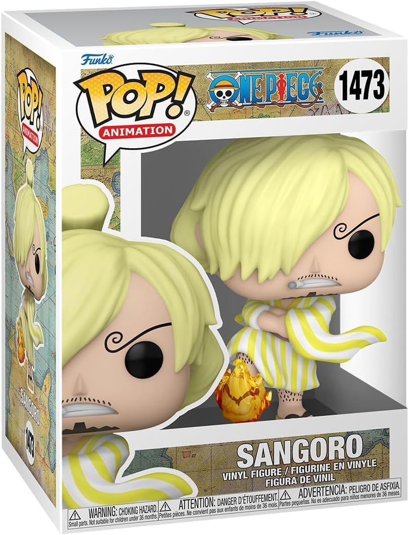 Игровая фигурка FUNKO POP! Сангоро (Sangoro) One Piece #1473, бренду Funko - 3 - KUBIX 