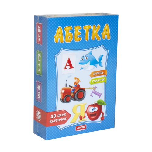 Пазли логічні "Абетка", бренду Artos games, для 1-2 гравців - KUBIX