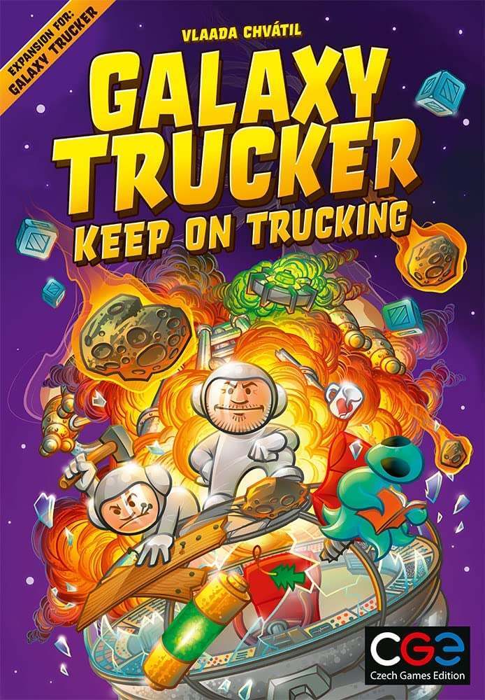 Настольная игра Galaxy Trucker: Keep on Trucking (Галактический Дальнобойщик: Дальнейшие перевозки) (EN), бренду Czech Games Edition, для 2-4 гравців, час гри < 30мин. - 9 - KUBIX 