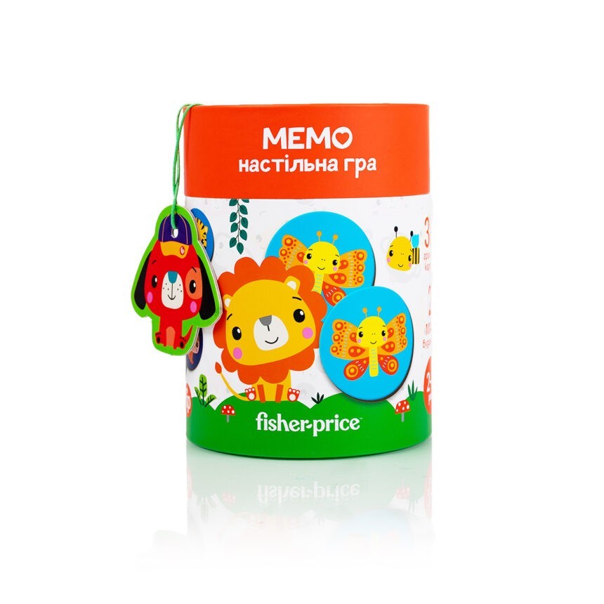 Настольная игра Мемо. Fisher-Price, бренду Vladi Toys, для 2-2 гравців - KUBIX