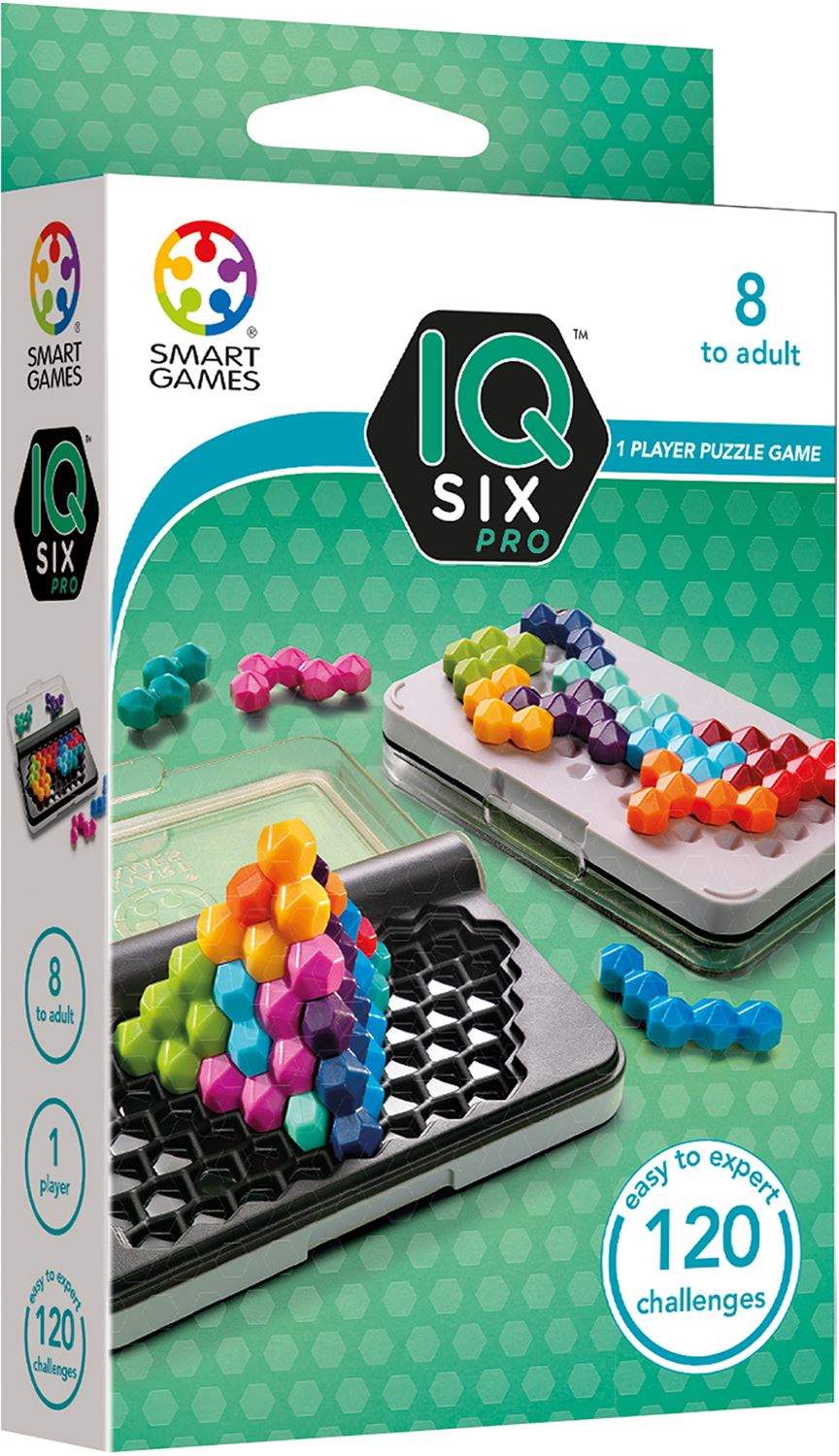 Настільна гра IQ Грані (IQ Six Pro), бренду Smart Games, для 1-1 гравців, час гри < 30хв. - KUBIX