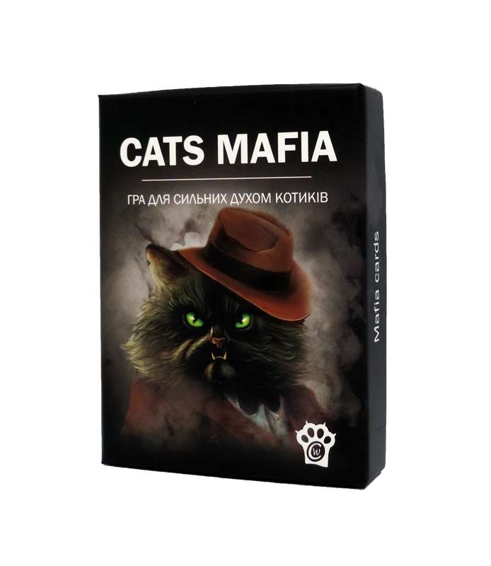 Настольная игра Котомафия (Cats Mafia), бренду Woodcat, для 6-12 гравців, час гри < 30мин. - KUBIX