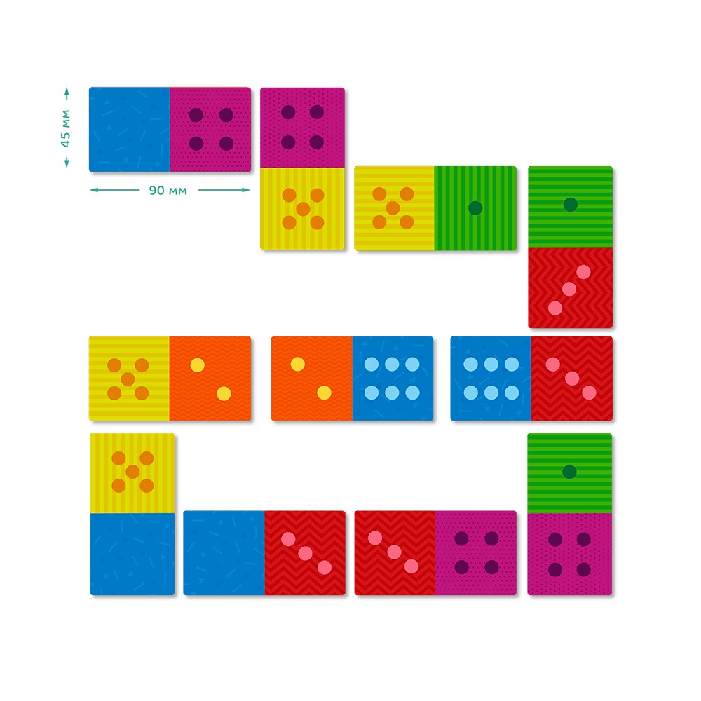 Настольная игра Домино "Классическое", бренду DODO TOYS, для 2-11 гравців - 2 - KUBIX 