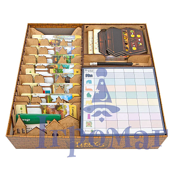 Органайзер для настольной игры Крошечные Городки (Tiny Towns)