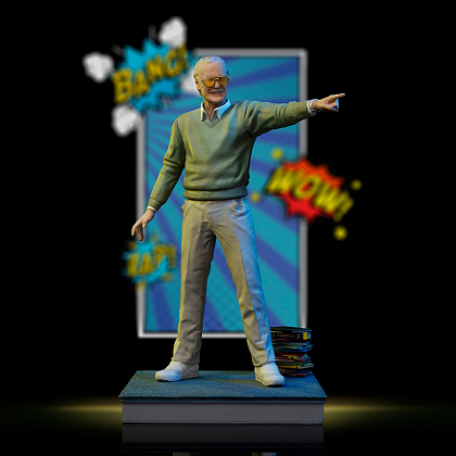 Статуетка Стен Лі (MARVEL Stan Lee Legendary Years 1/10) - 3 - KUBIX