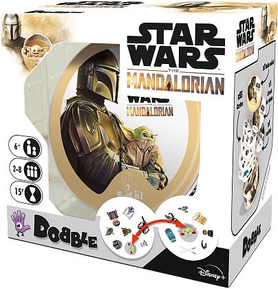 Настільна гра Доббл Мандалорець (Dobble Star Wars The Mandalorian) (FR), бренду Asmodee, для 2-8 гравців, час гри < 30хв. - 6 - KUBIX