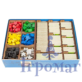 Органайзер для настольной игры Каркассон (Organizer for boardgame Carcassonne)